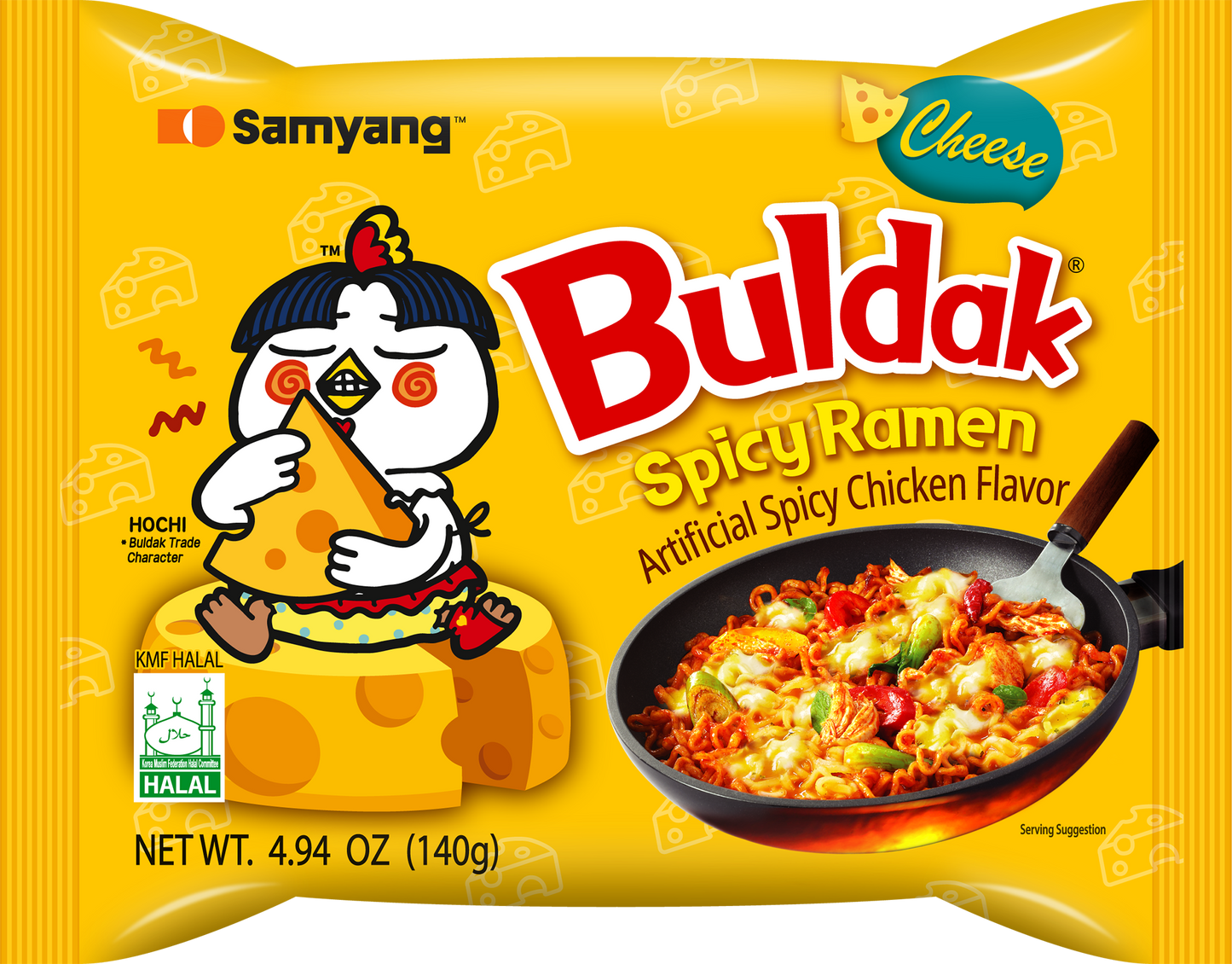 Buldak Ramen Cheese Flavor Single Pack — Sweet Palace Candy Shop
