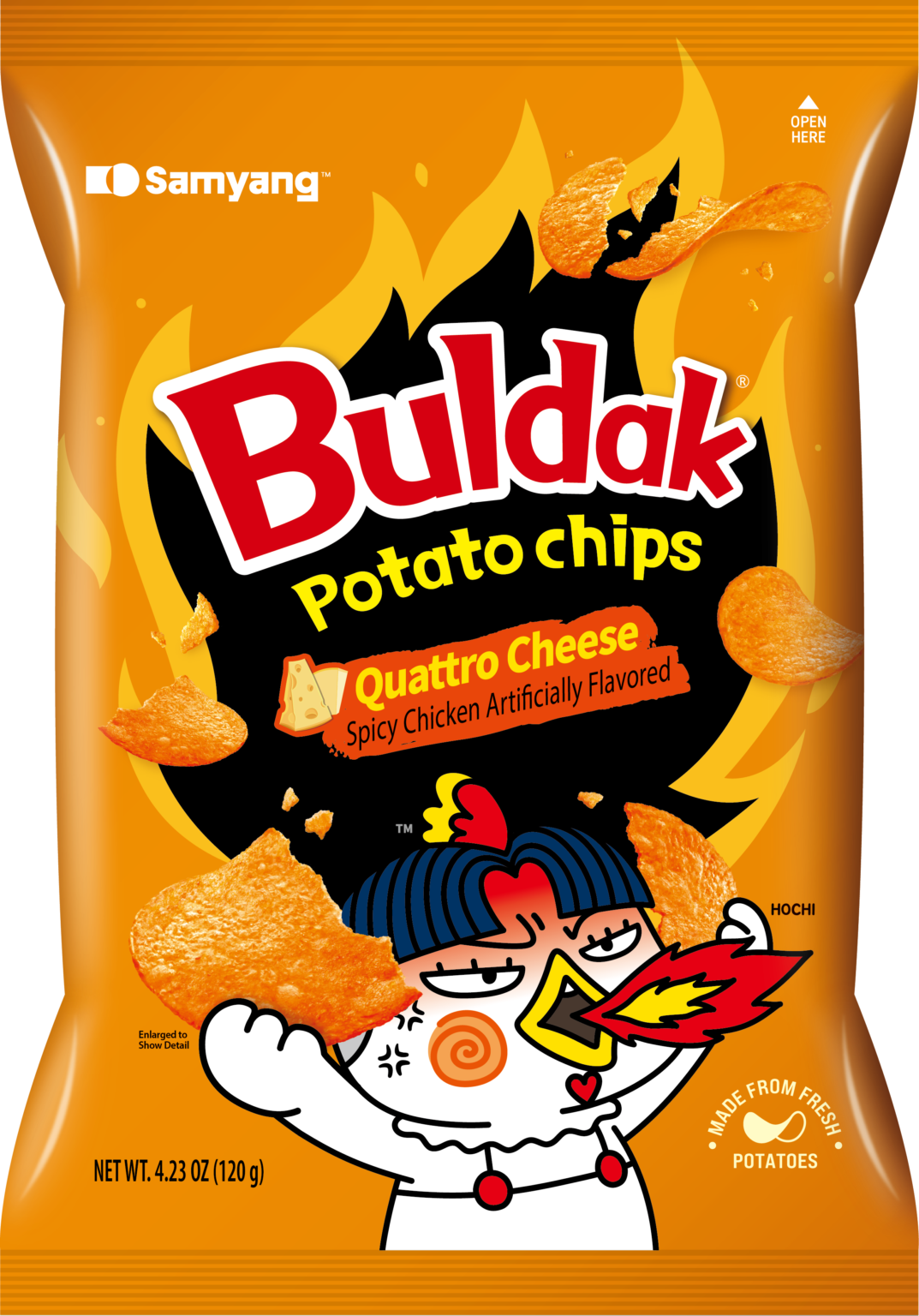 Samyang Buldak Potato Chips Quattro Cheese