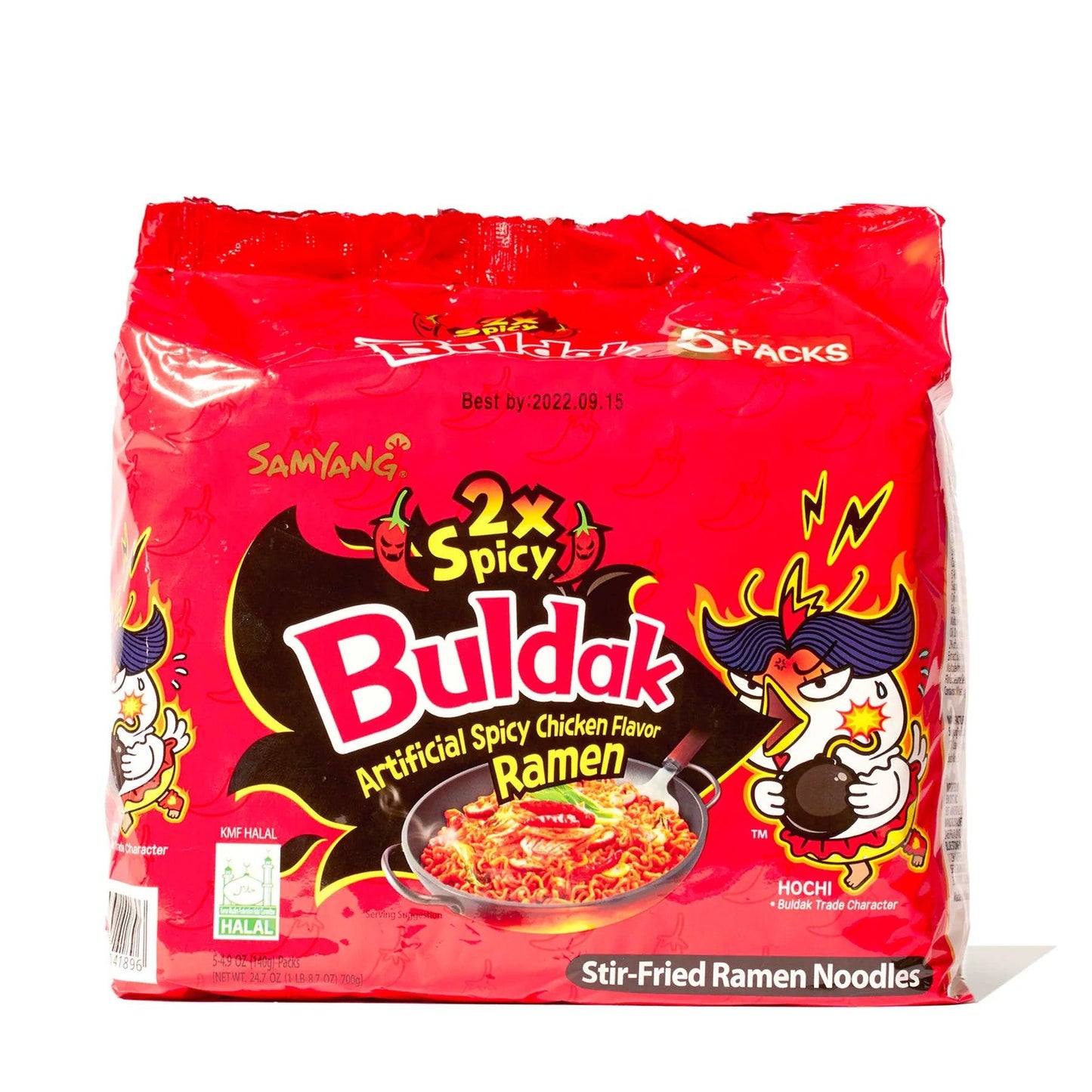Buldak Ramen 2X Spicy Flavor 5 pack - Sweet Palace Candy Shop