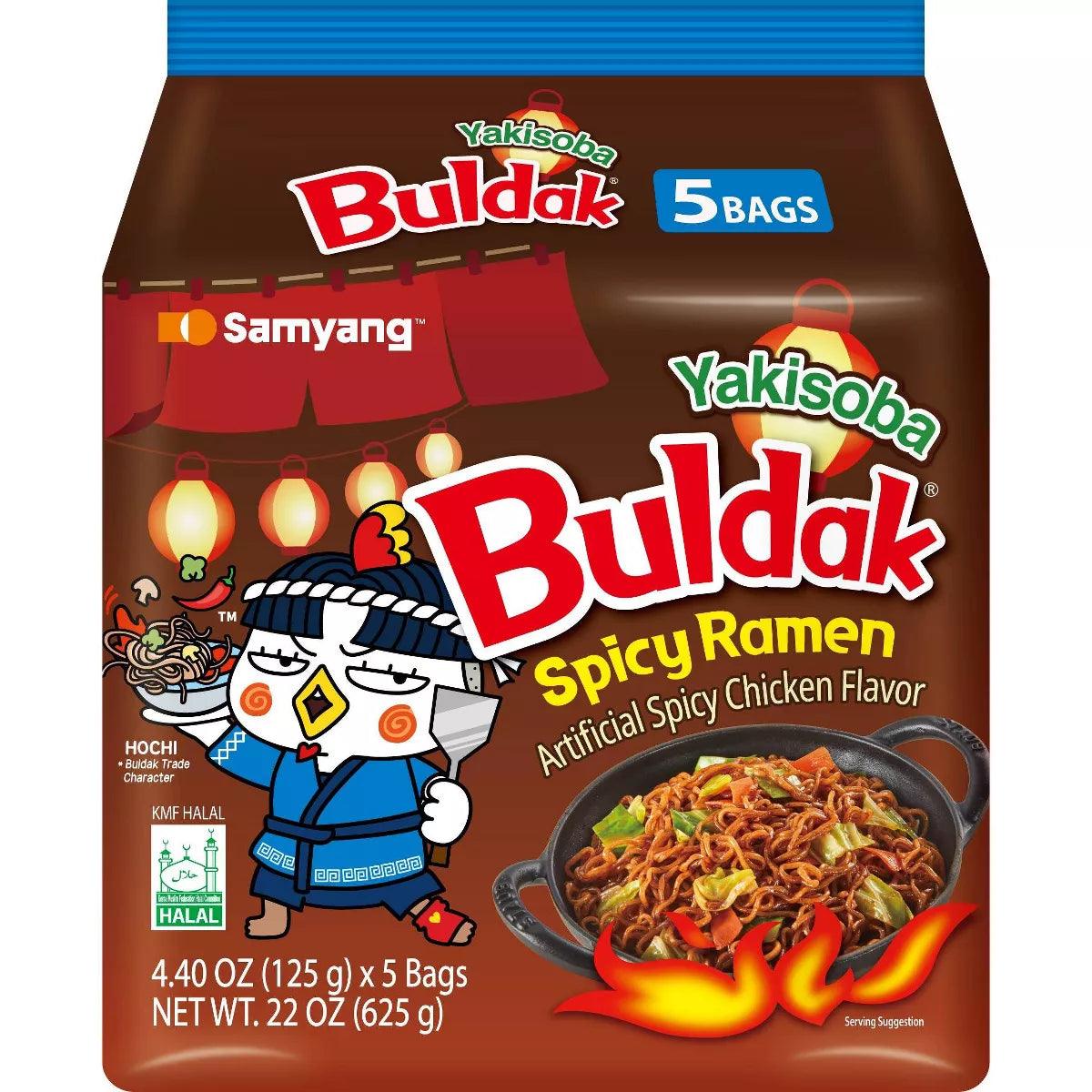 Buldak Ramen Yakisoba Flavor 5 pack - Sweet Palace Candy Shop