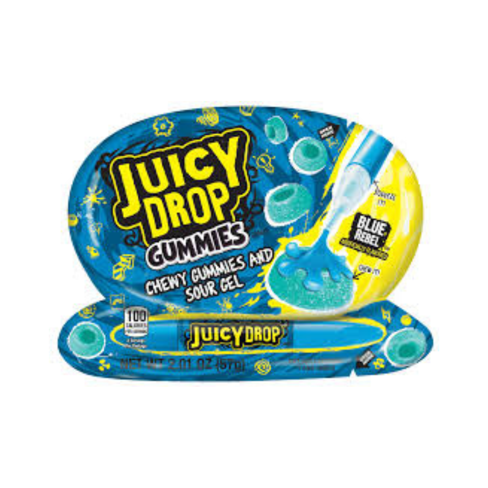 Juicy Drop Gummies Blue Rebel