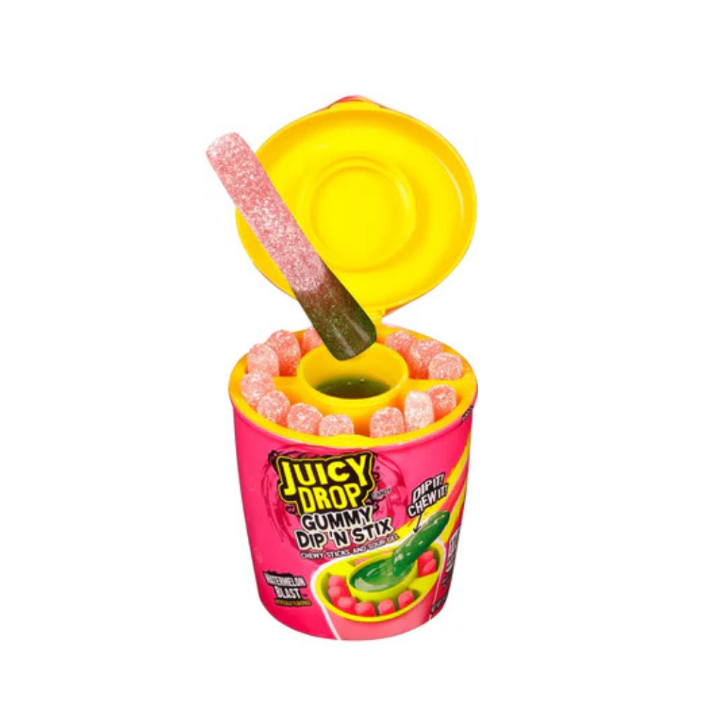 Juicy Drop Gummy Dip'N Stix Watermelon Blast