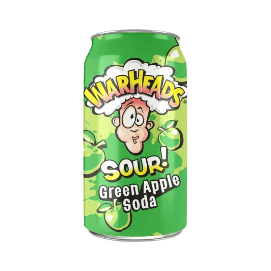 Warheads Sour Green Apple Soda - Sweet Palace Candy Shop