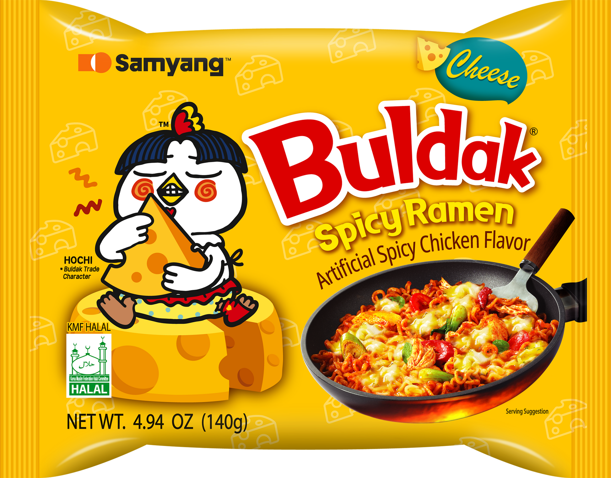 Buldak Ramen Cheese Flavor Single Pack — Sweet Palace Candy Shop