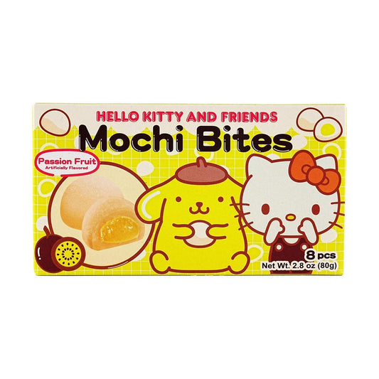 Sanrio Hello Kitty Pompompurin Mochi Bites Passion Fruit Flavor