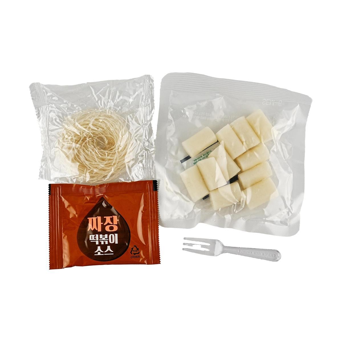 Holey Topokki Jjajang Sauce Flavor With Glass Noodle