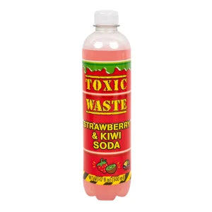 Toxic Waste Strawberry & Kiwi Soda — imported soda