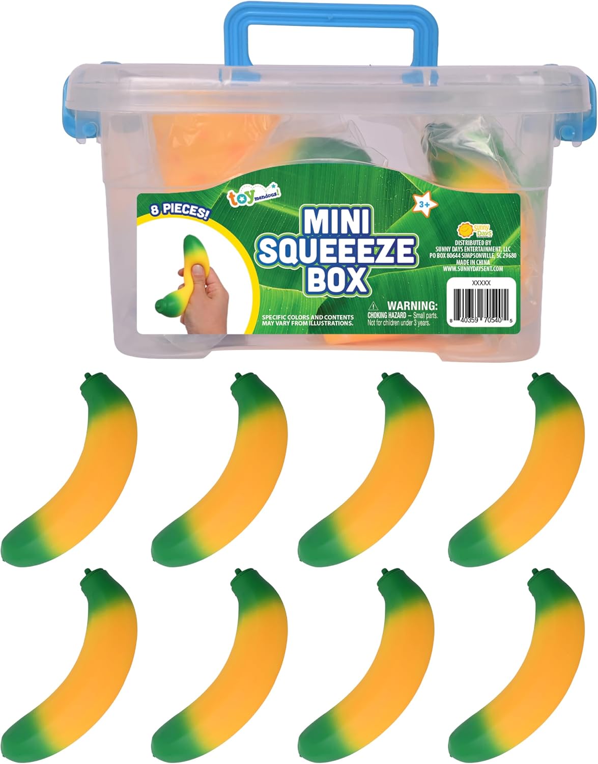 toymendous! Mini Squeeze Banana Box