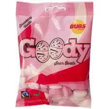 Bubs Swedish Candy Strawberry Vanilla - Goody - Sweet Palace Candy Shop