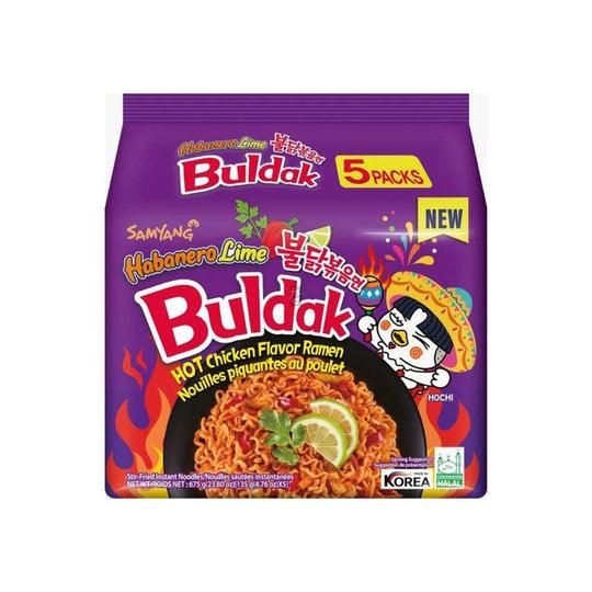 Buldak Ramen Habanero Lime Flavor 5 Pack - Sweet Palace Candy Shop