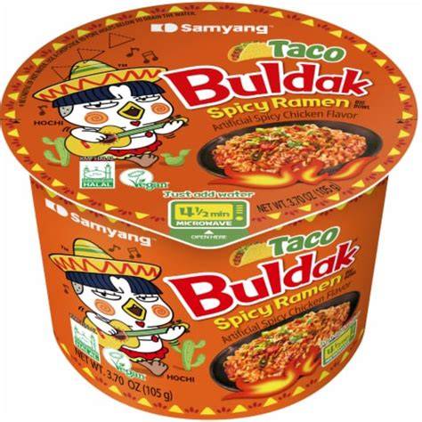 Buldak Taco Fire Noodles — Sweet Palace Candy Shop