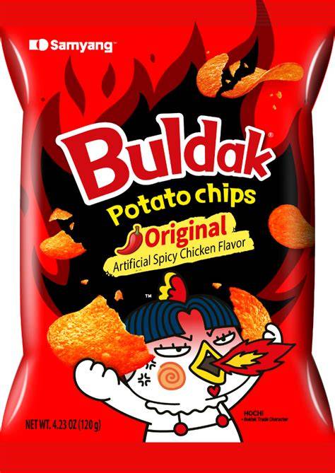 Samyang Buldak Potato Chips Original