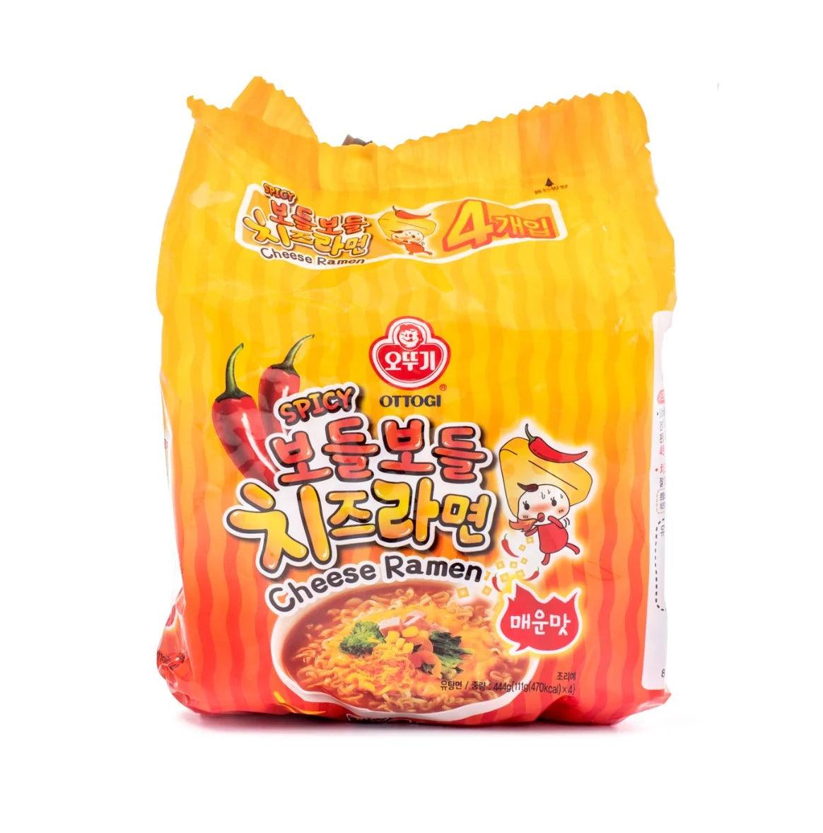 Ottogi Ramen Spicy Cheese Flavor 4 pack - Sweet Palace Candy Shop