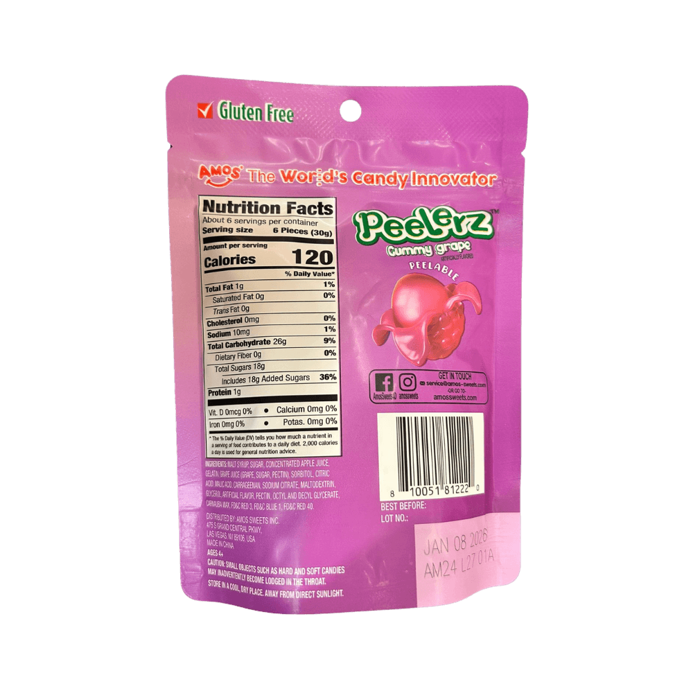Peelerz Grape - Sweet Palace Candy Shop