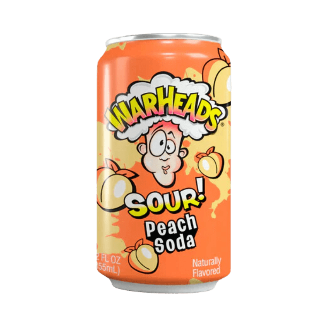 Warheads Sour Peach Soda - Sweet Palace Candy Shop