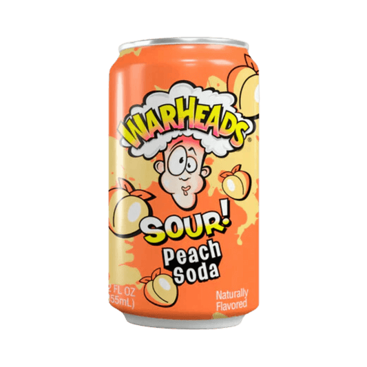 Warheads Sour Peach Soda - Sweet Palace Candy Shop
