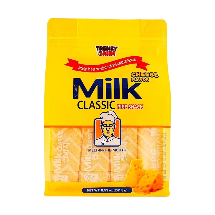 Milk Classic Rice Snack Cheese Flavor 8.53oz Bag