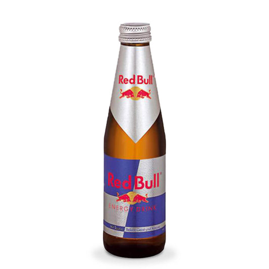 Red Bull Glass Bottle