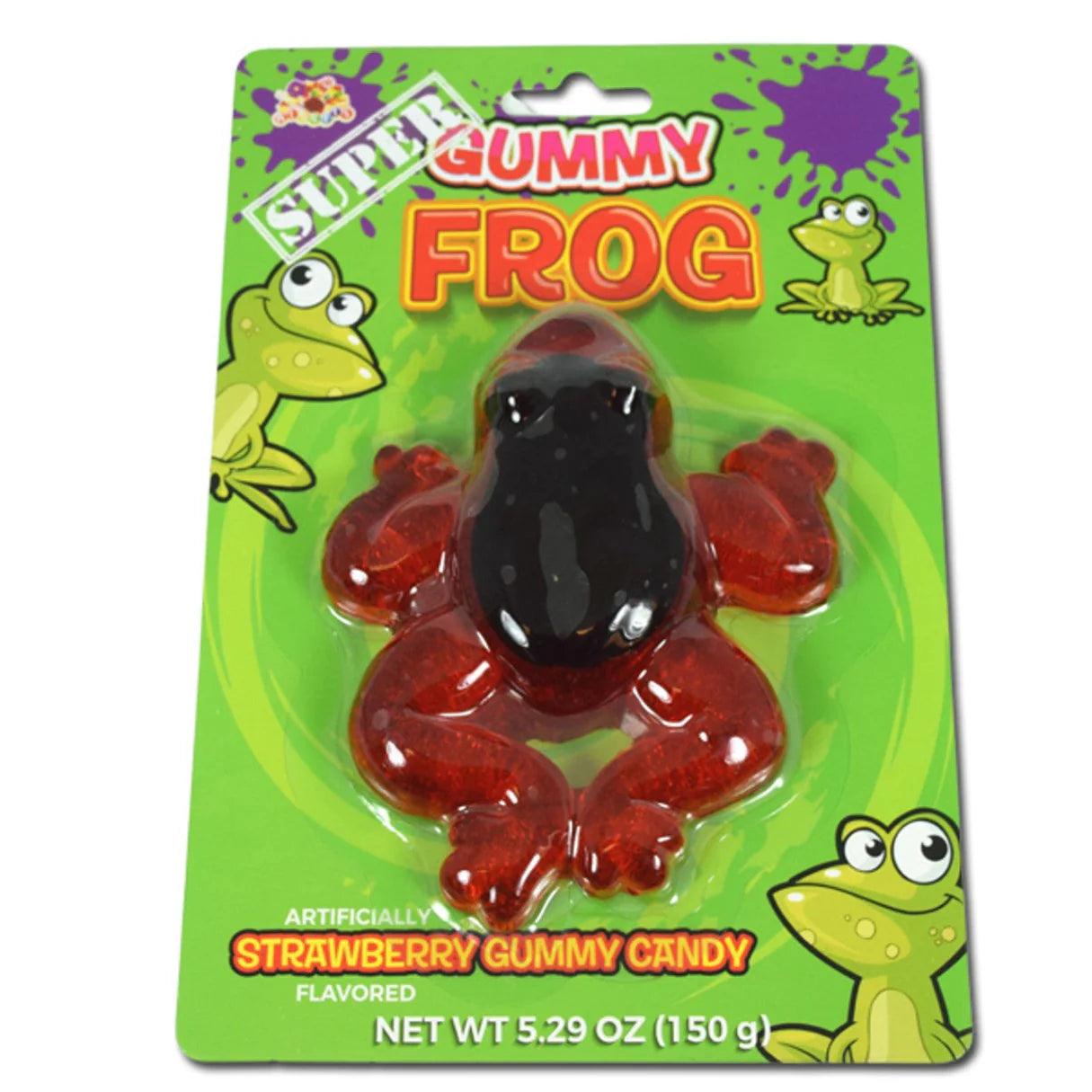 Super Strawberry Gummy Frog Candy - Sweet Palace Candy Shop