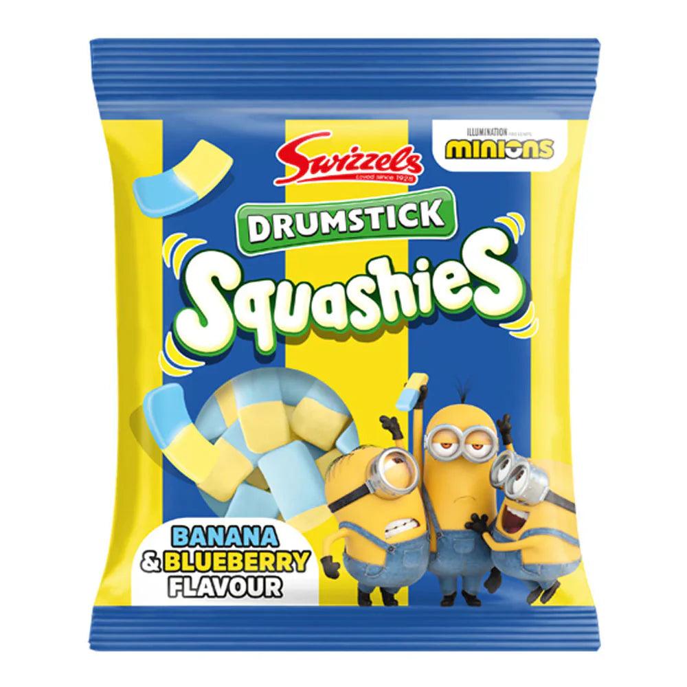 Squashies Drumsticks Banana & BlueBerry Flavour - Sweet Palace Candy Shop